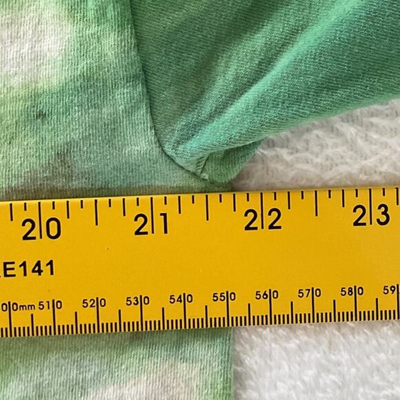 Lucky Tee Shirt Tie Dye Green Clover Adult XL - Picture 6 of 7